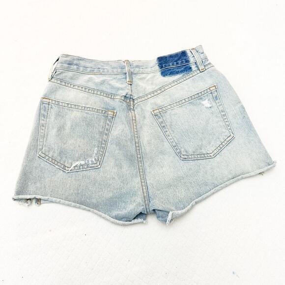 Frame Rigid Re-Release Le Original Short Light Wash Button Denim Jean SIze 29 - Picture 2 of 7